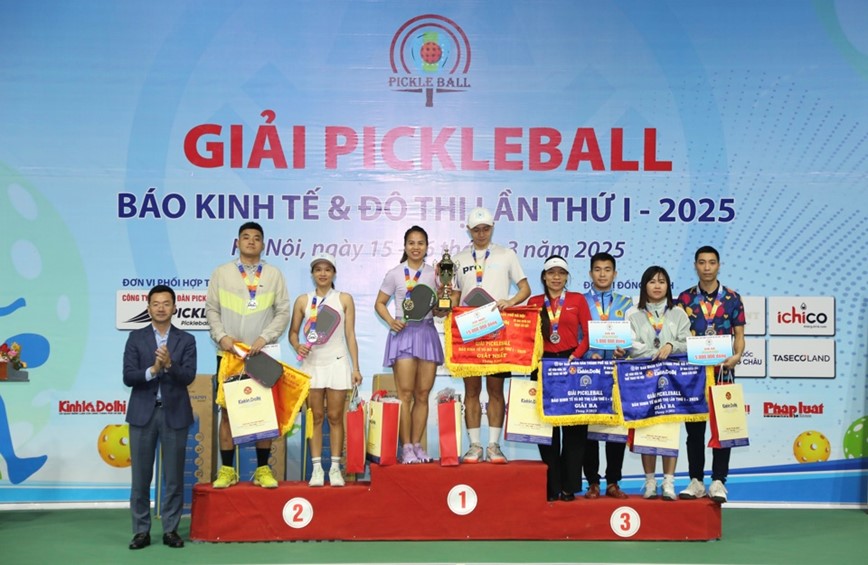 Be mac Giai “Pickleball Bao Kinh te & Do thi lan thu I - 2025” - Hinh anh 7