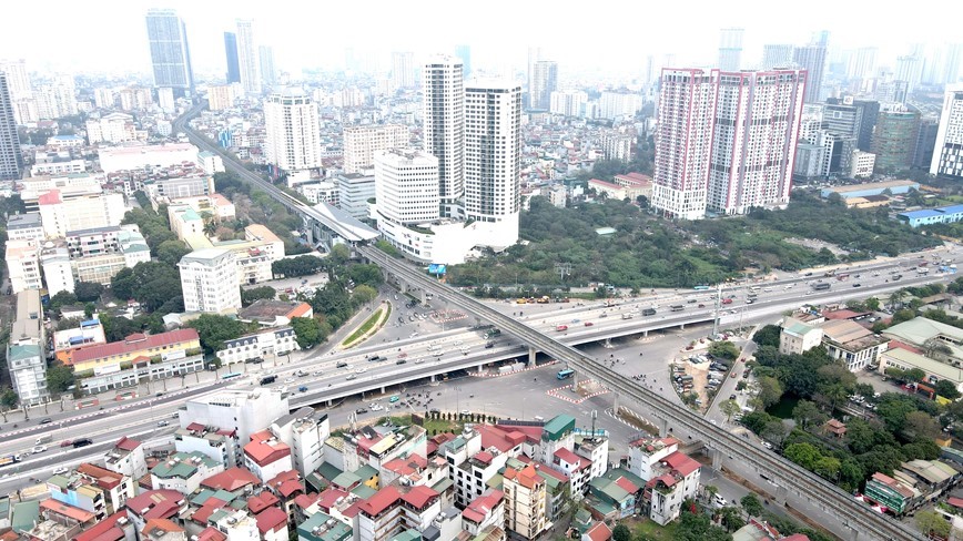 Phan luong giao thong sua chua duong vanh dai 3 tren cao, doan Mai Dich -​ Dai lo Thang Long - Hinh anh 1