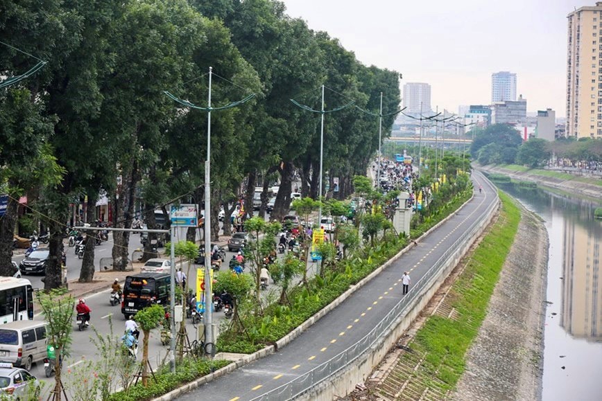 Ha Noi: Thi diem duong danh rieng cho xe dap - Hinh anh 1