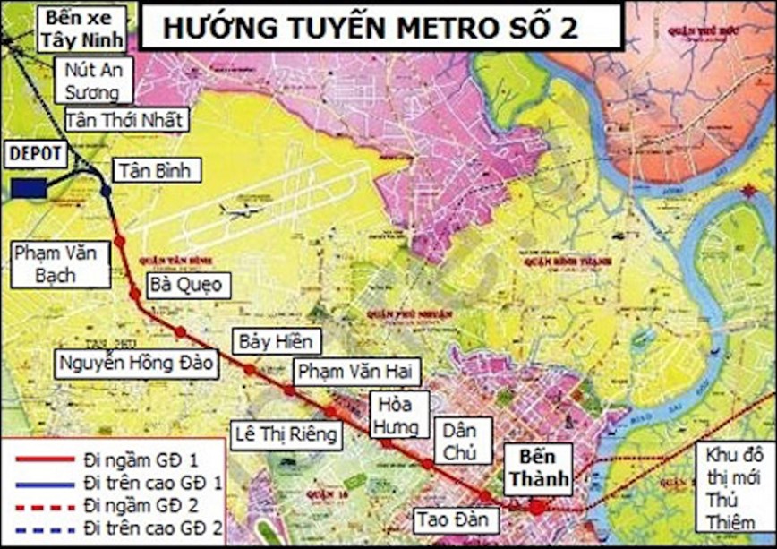 TP Ho Chi Minh: Ban giao mat bang xay dung Metro Ben Thanh - Tham Luong - Hinh anh 2