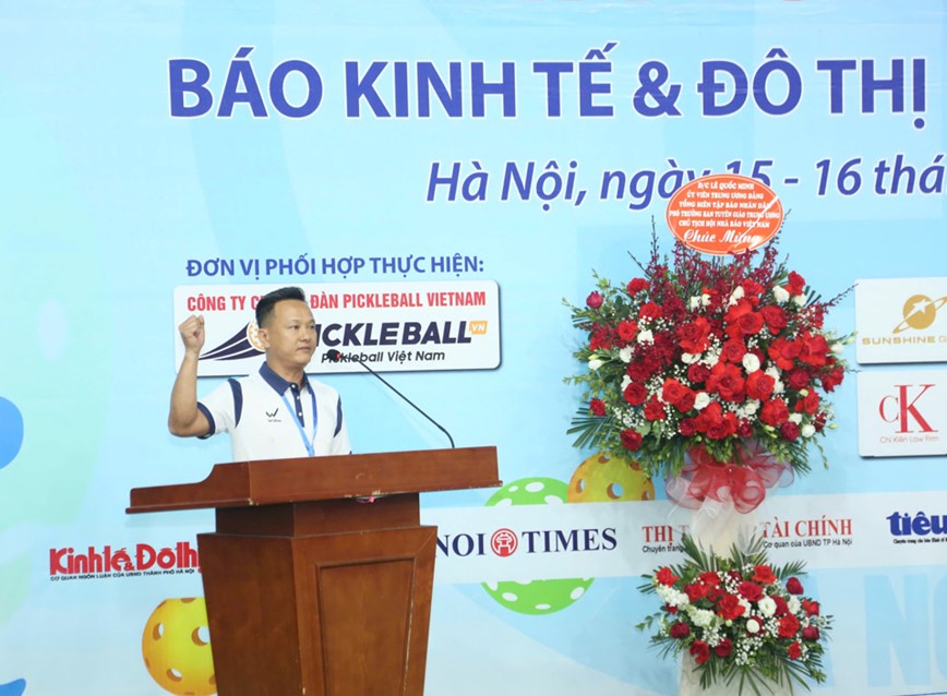 Khai mac Giai “Pickleball Bao Kinh te & Do thi lan thu I - 2025” - Hinh anh 5