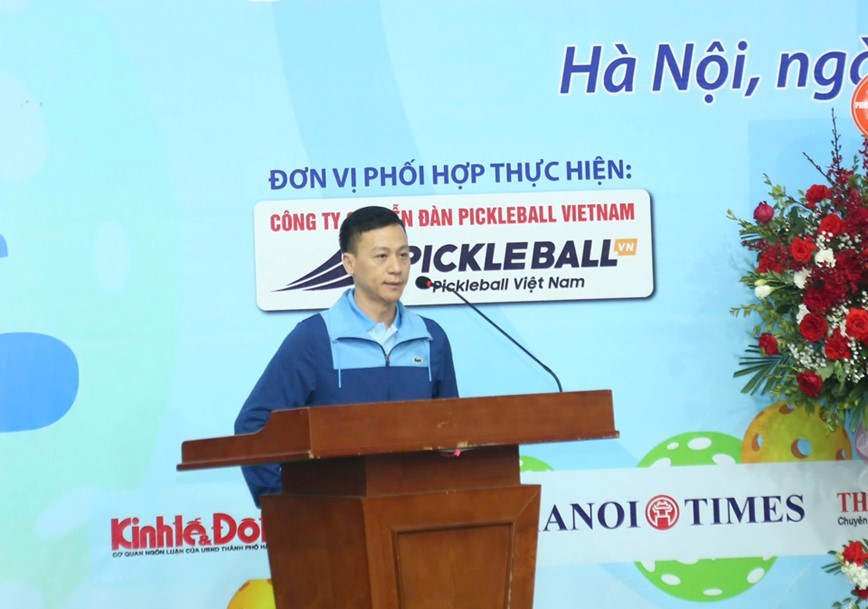 Khai mac Giai “Pickleball Bao Kinh te & Do thi lan thu I - 2025” - Hinh anh 6