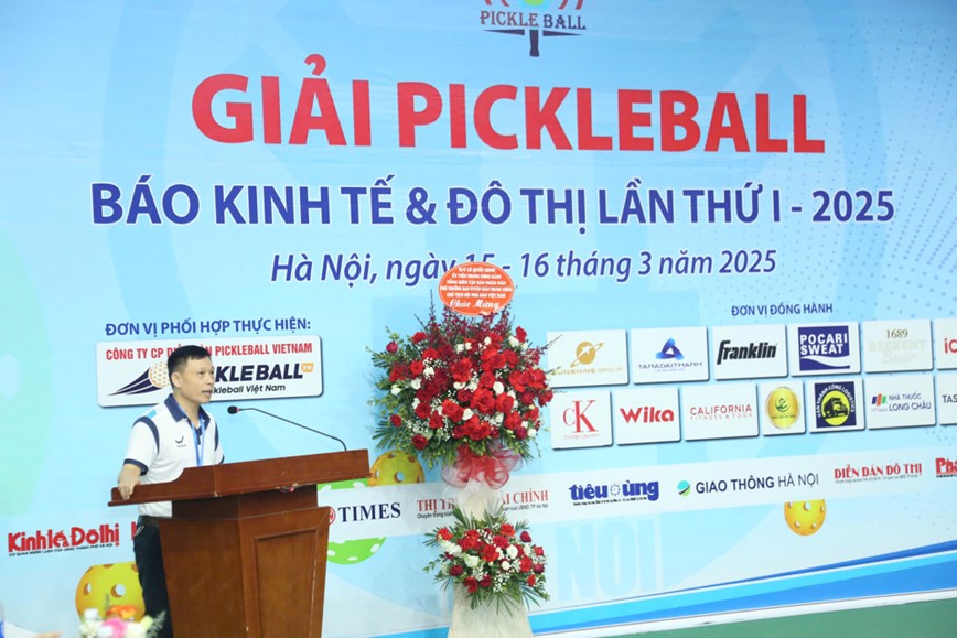 Khai mac Giai “Pickleball Bao Kinh te & Do thi lan thu I - 2025” - Hinh anh 4