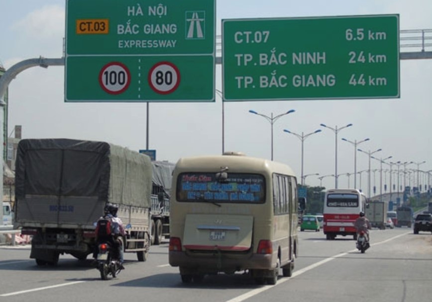 De xuat nang cap tuyen cao toc Ha Noi – Bac Giang len 10 lan xe - Hinh anh 1