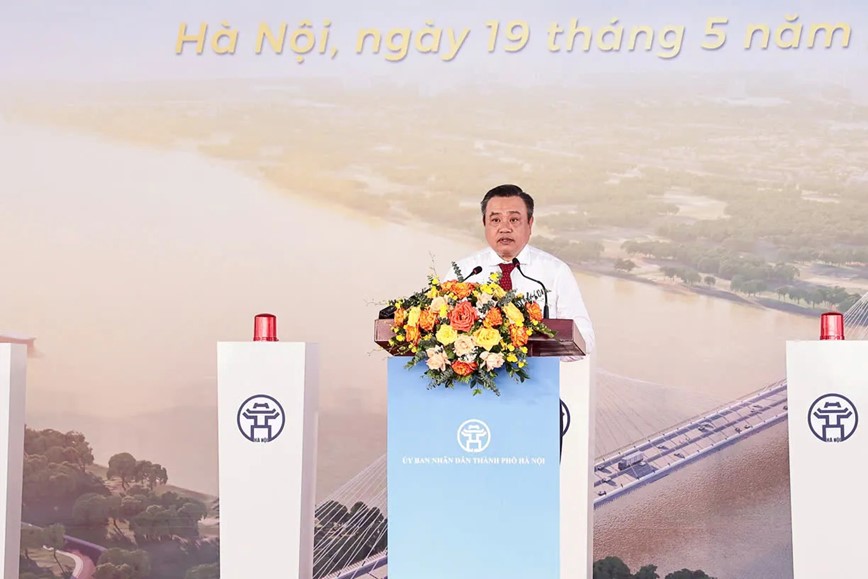 Ha Noi khoi cong Du an dau tu xay dung cau Tu Lien - Hinh anh 4