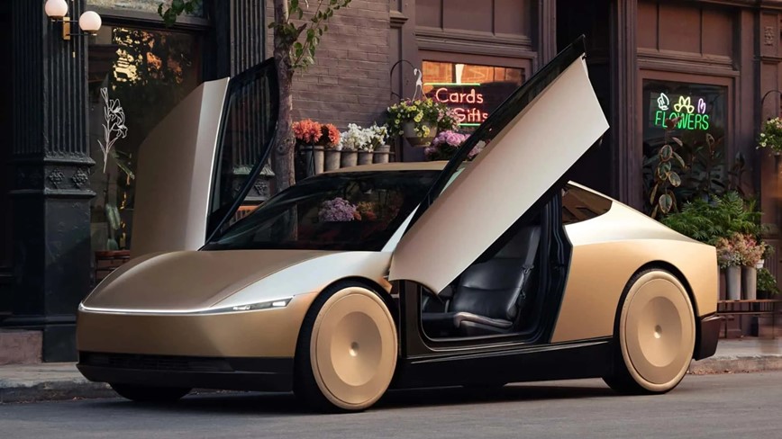 Dem nguoc ngay trai nghiem taxi khong tai xe cung Tesla - Hinh anh 1