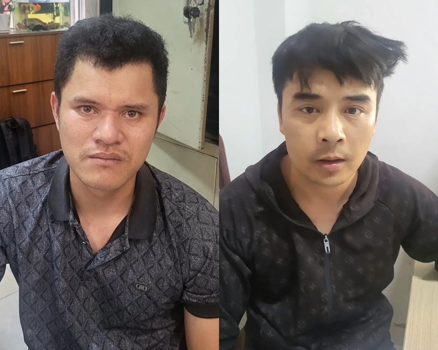 Bat giu lai va phu xe tai chong doi luc luong canh sat giao thong - Hinh anh 1