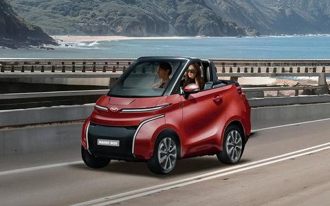 TMT Motors sap tung oto dien do thi, canh tranh voi xe tay ga cao cap - Hinh anh 1