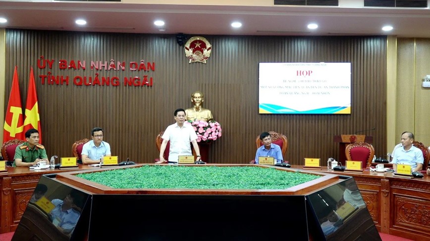 Chậm nhất 30/8 phải thông tuyến cao tốc Quảng Ngãi - Hoài Nhơn - Hình ảnh 2 Cham nhat 30/8 phai thong tuyen cao toc Quang Ngai - Hoai Nhon - Hinh anh 2