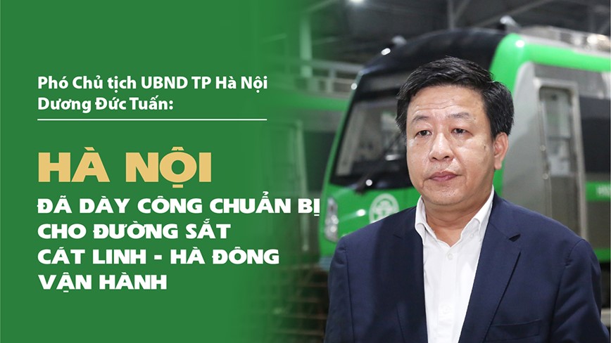 Ha Noi: Da day cong chuan bi cho duong sat Cat Linh - Ha Dong van hanh - Hinh anh 1