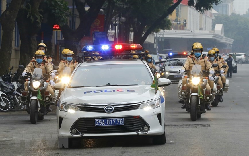 Ha Noi mo cao diem bao dam trat tu, an toan giao thong dip Tet Nguyen dan va Le hoi Xuan nam 2022 - Hinh anh 1