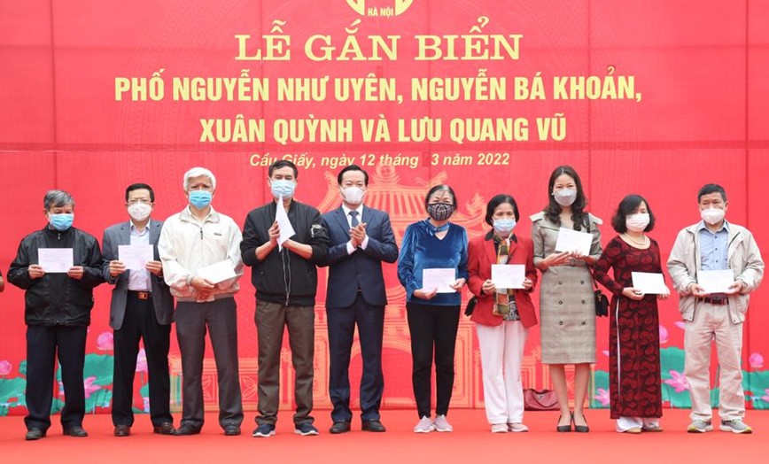 Ha Noi gan bien dat ten 4 tuyen duong moi tai quan Cau Giay - Hinh anh 1