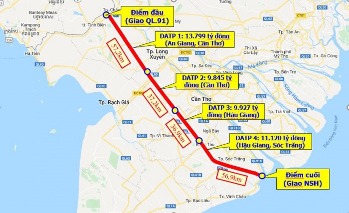 Hon 1.060 ty dong cho cao toc Chau Doc-Can Tho-Soc Trang - Hinh anh 1