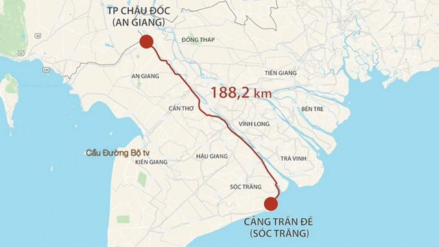 Gần 44.700 tỉ đồng xây dựng cao tốc Châu Đốc – Cần Thơ – Sóc Trăng - Hình ảnh 1 Gan 44.700 ti dong xay dung cao toc Chau Doc – Can Tho – Soc Trang - Hinh anh 1