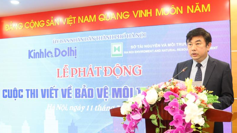 Cuoc thi viet ve “Bao ve moi truong tren dia ban TP Ha Noi lan thu II”: Lan toa thong diep bao ve moi truong - Hinh anh 1