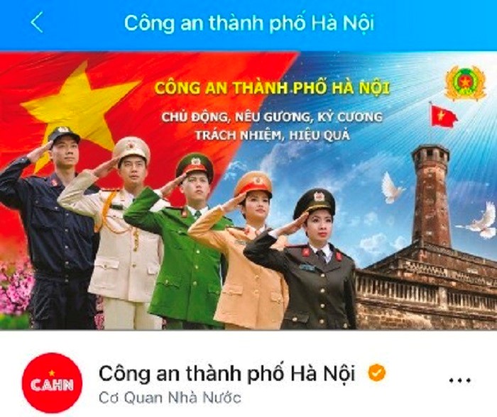 Cong an TP Ha Noi thiet lap tai khoan Zalo tuyen truyen ve PCCC va CNCH - Hinh anh 1