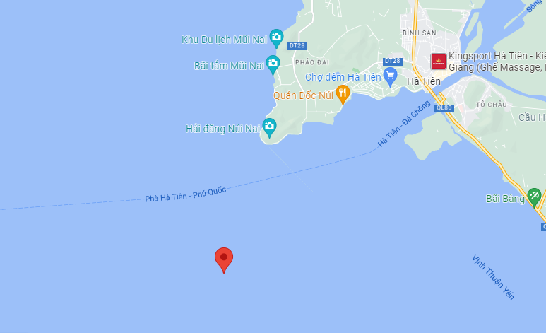 Kiên Giang: Một hành khách nhảy xuống biển mất tích - Hình ảnh 1 Kien Giang: Mot hanh khach nhay xuong bien mat tich - Hinh anh 1
