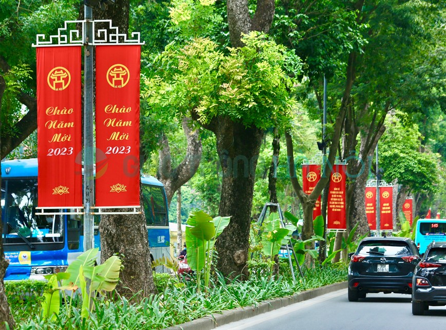 Ha Noi duong pho trang hoang ruc ro don Tet Quy Mao 2023 - Hinh anh 8