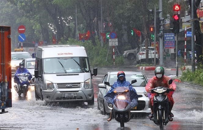 Thoi tiet ngay 12/9: Mua lon o Bac Bo, Thanh Hoa va Nghe An - Hinh anh 1