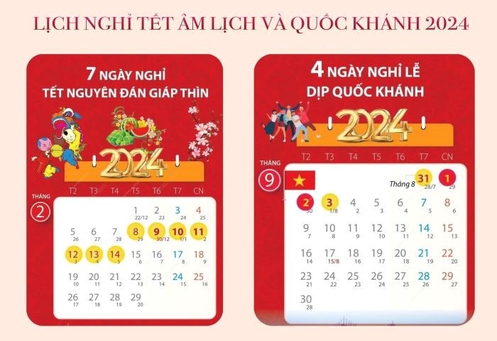 Ha Noi thong bao lich nghi Tet Am lich va nghi le Quoc khanh nam 2024 - Hinh anh 1