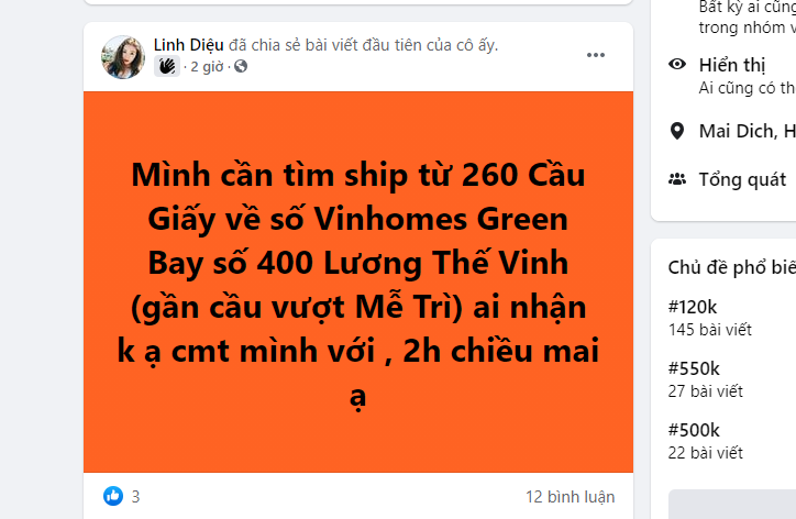 Shipper o at len mang xa hoi, nhan khach ngoai luong - Hinh anh 2