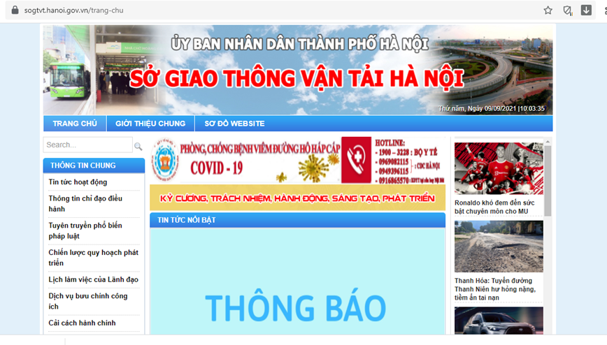 So GTVT Ha Noi tiep tuc dung giai quyet thu tuc hanh chinh truc tiep - Hinh anh 1