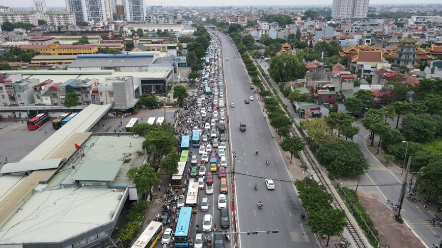 Ha Noi: Doc thuc du an cai tao Quoc lo 1A - Hinh anh 1