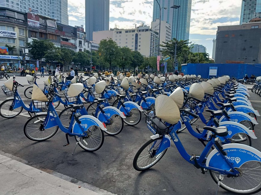 Ha Noi: De xuat thi diem 1.000 xe dap cong cong nham tang kha nang ket noi voi xe buyt, tau dien  - Hinh anh 1