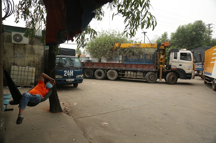 Ha Noi: Hang tram phuong tien noi duoi nhau cho dang kiem - Hinh anh 7