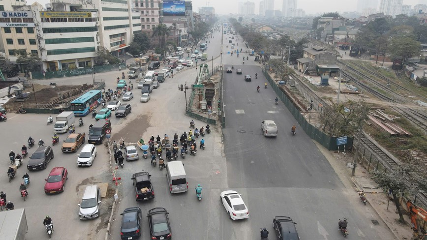 Do rao du an ham chui, giam un tac tren duong Giai Phong - Hinh anh 1