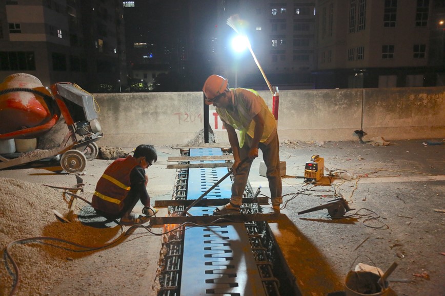Đẩy nhanh tiến độ sửa chữa Vành đai 3 - Hình ảnh 3 Day nhanh tien do sua chua Vanh dai 3 - Hinh anh 3