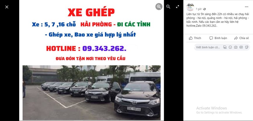 Hai Phong “siet” xe ghep, xe tien chuyen khong dang ky kinh doanh - Hinh anh 1