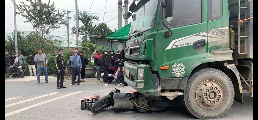 Hai Phong: Mot phu nu tu vong tai cho do va cham voi xe tai - Hinh anh 1