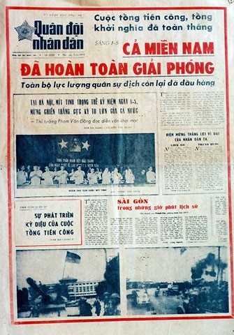 Ngay nay nam xua: Bao chi da tuong thuat ve su kien 30/4/1975 the nao? - Hinh anh 7