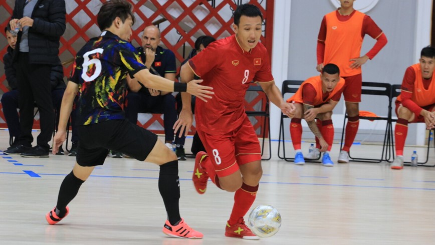 DT futsal Viet Nam ap dao tai vong loai futsal chau A 2024 - Hinh anh 1