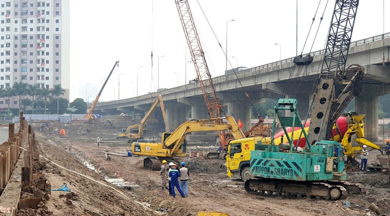 Ha Noi thi cong 2 cau di thap qua ho Linh Dam - Hinh anh 5