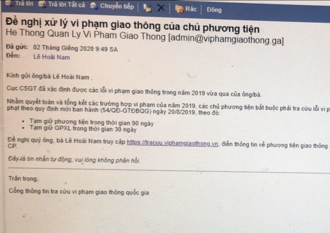 Canh bao lua dao xu ly vi pham giao thong cua toi pham cong nghe cao - Hinh anh 1